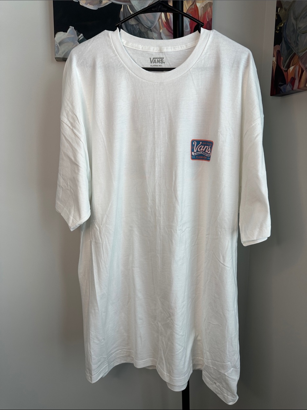 Vans White Short Sleeve Tee